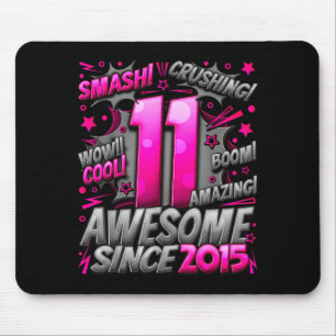 11 Year Old For Boys 11th Birthday Boy 11 Year Old Mouse Pad