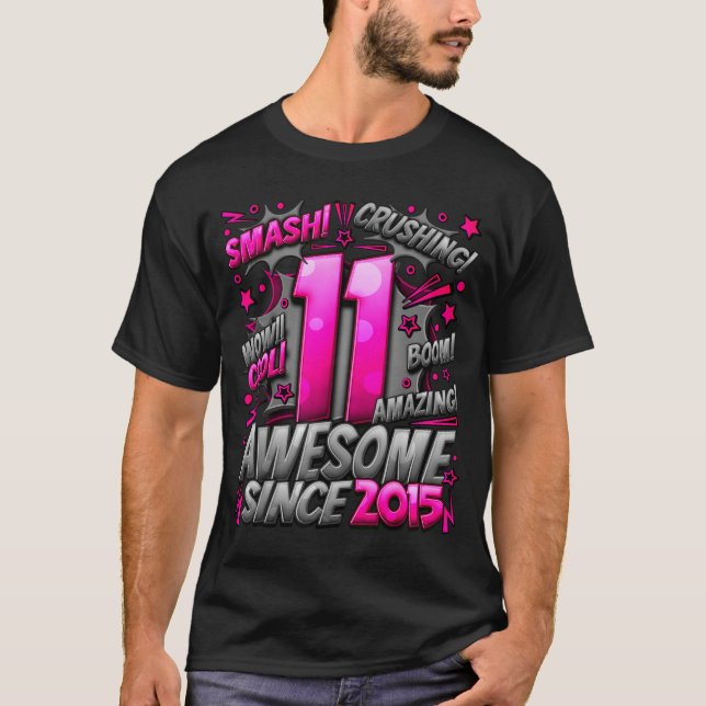 11 Year Old For Boys 11th Birthday Boy 11 Year Old T-Shirt (Front)