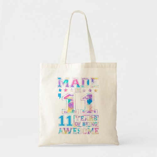 11 Year Old Girl Gifts For 11th Birthday Gift Born Tote Bag