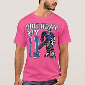 11 Year Old Ice Hockey Themed Birthday Party 11Th T-Shirt