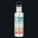11 Years 132 Months Of Being Awesome 11th Birthday Stainless Steel Water Bottle<br><div class="desc">11 Years 132 Months Of Being Awesome 11th Birthday Gifts</div>