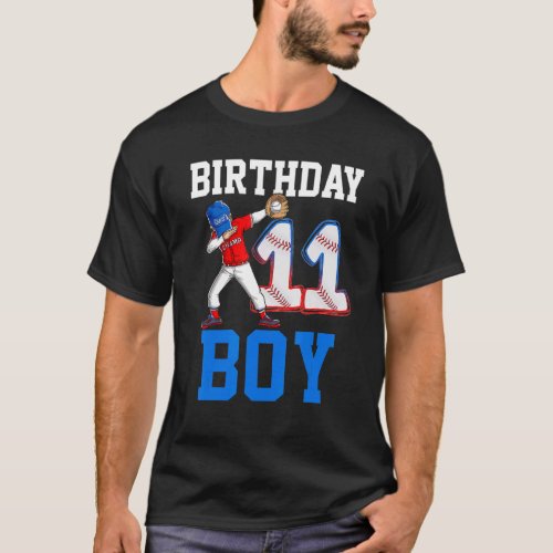 11 Years Old Baseball Themed 11th Birthday Party S T_Shirt