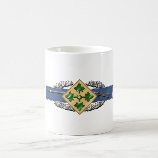 11B 4th Infantry Division Coffee Mug (Center)