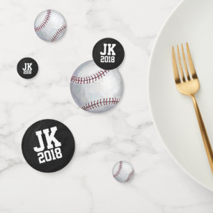 11of12 Personalized Baseball Dots Confetti