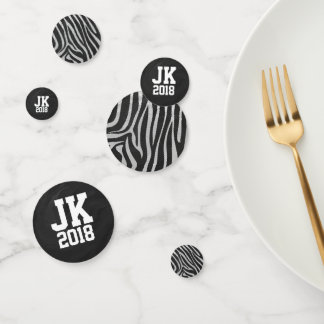 11of12 Personalized Zebra Dots Confetti