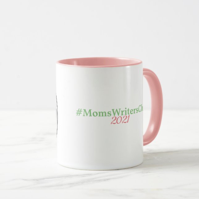 11oz Pink/Green Mug (Front Right)