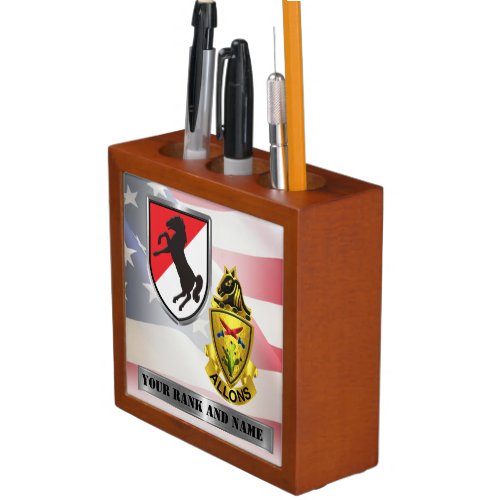 11th ACR Armored Cavalry Regiment Desk Organizer