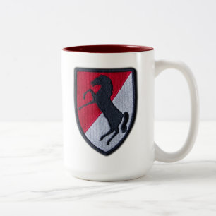 11th ACR Armored Cavalry Regiment Fort Meade Two-Tone Coffee Mug