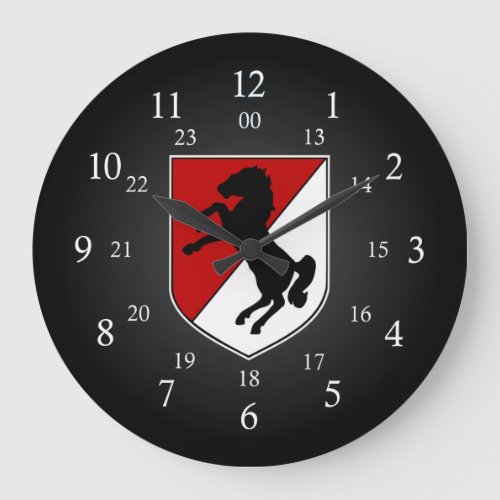 11th ACR Patch 24 Hour Large Clock