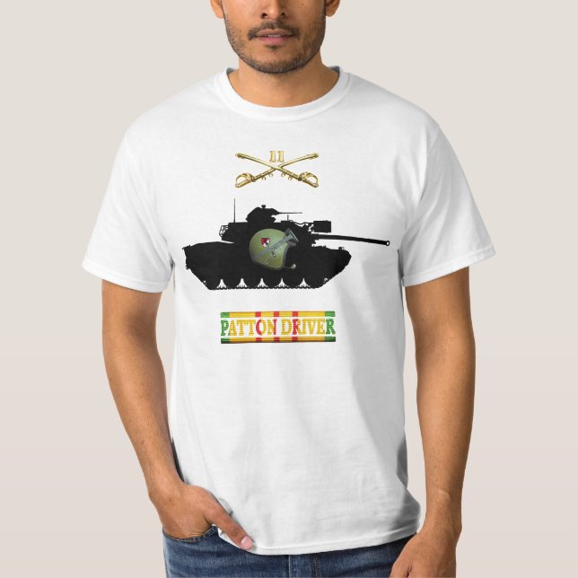 11th ACR Sabers & VSM M48A3 Patton Driver's Shirt (Front)