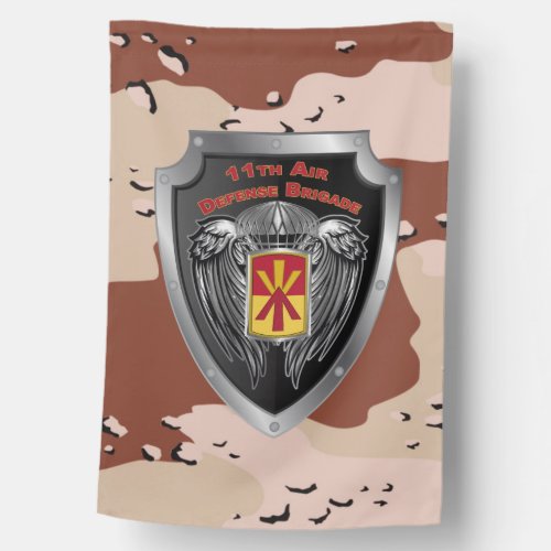 11th Air Defense Artillery Brigade Desert Storm  House Flag