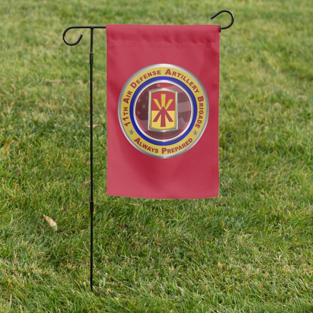 11th Air Defense Artillery Brigade  Garden Flag (In SItu)