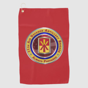 11th Air Defense Artillery Brigade Golf Towel