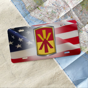 11th Air Defense Artillery Brigade License Plate