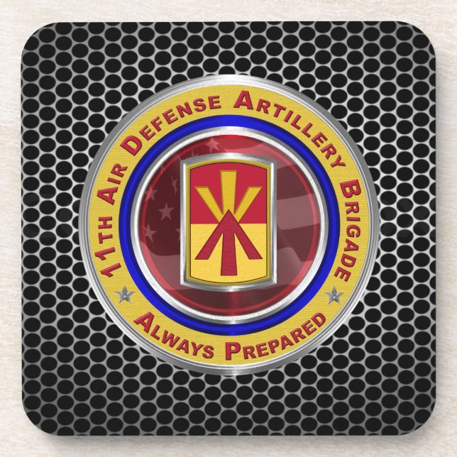 11th Air Defense Brigade Beverage Coaster (Front)
