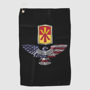 11th Air Defense Brigade Customized Eagle Golf Towel