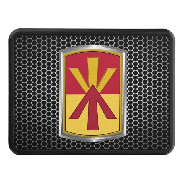 11th Air Defense Brigade Customized Patch  Hitch C Hitch Cover (Front)