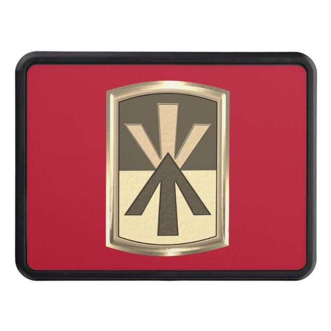 11th Air Defense Brigade Customized Patch  Hitch Cover (Front)