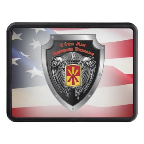 11th Air Defense Brigade Customized Shield  Hitch Cover