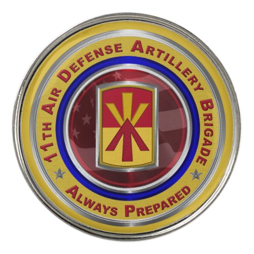 11th Air Defense Brigade Golf Ball Marker