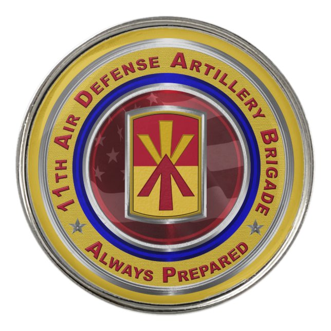 11th Air Defense Brigade Golf Ball Marker (Front)