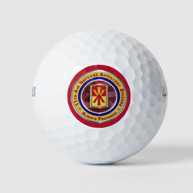 11th Air Defense Brigade  Golf Balls (Front)