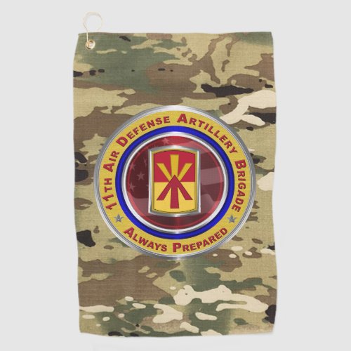 11th Air Defense Brigade  Golf Towel