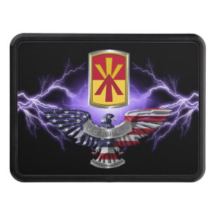 11th Air Defense Brigade with American Eagle Hitch Cover