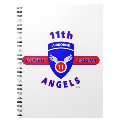 11TH AIRBORNE DIVISION ANGELS NOTEBOOK