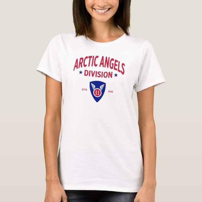 11th Airborne Division Arctic Angels Women T-Shirt (Front)