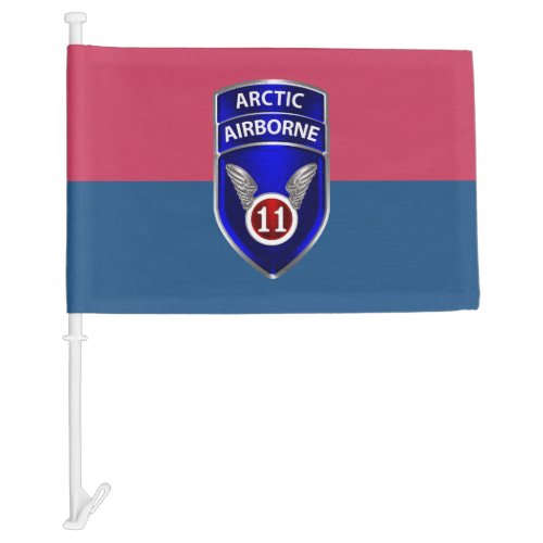 11th Airborne Division   Car Flag