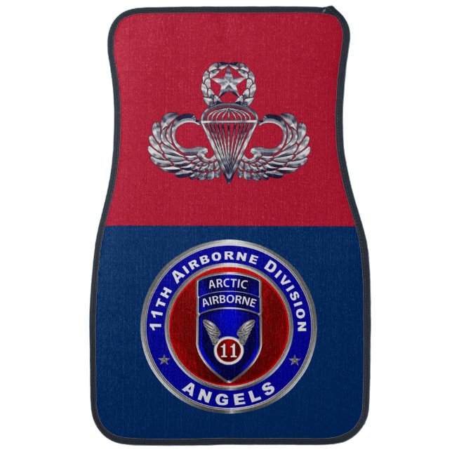 11th Airborne Division    Car Floor Mat (Front)
