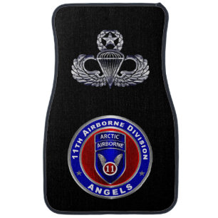 11th Airborne Division Car Floor Mat