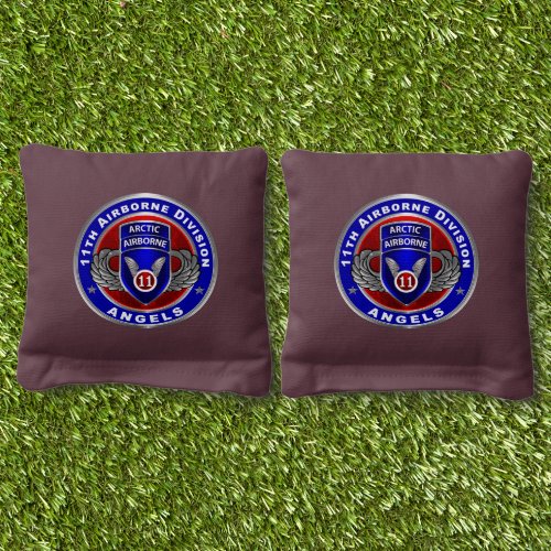 11th Airborne Division  Cornhole Bags