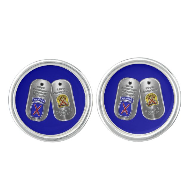 11th Airborne Division  Cufflinks (Front)