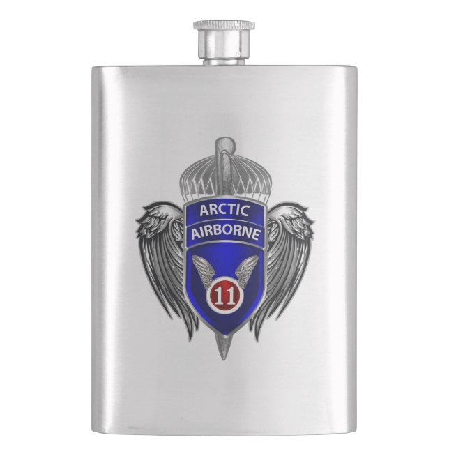 11th Airborne Division    Flask (Front)