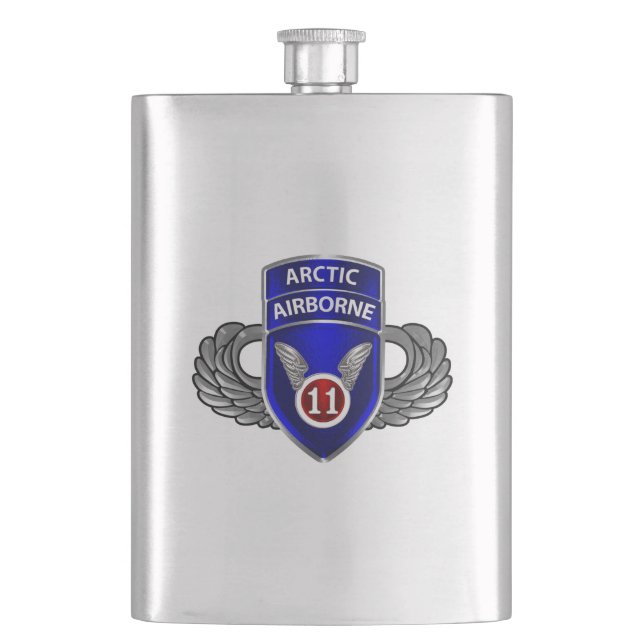 11th Airborne Division   Flask (Front)