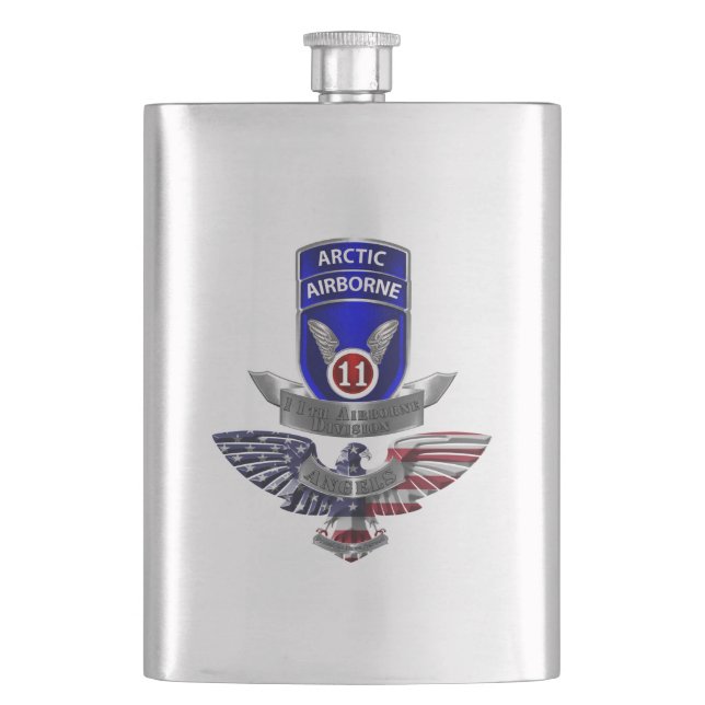 11th Airborne Division   Flask (Front)