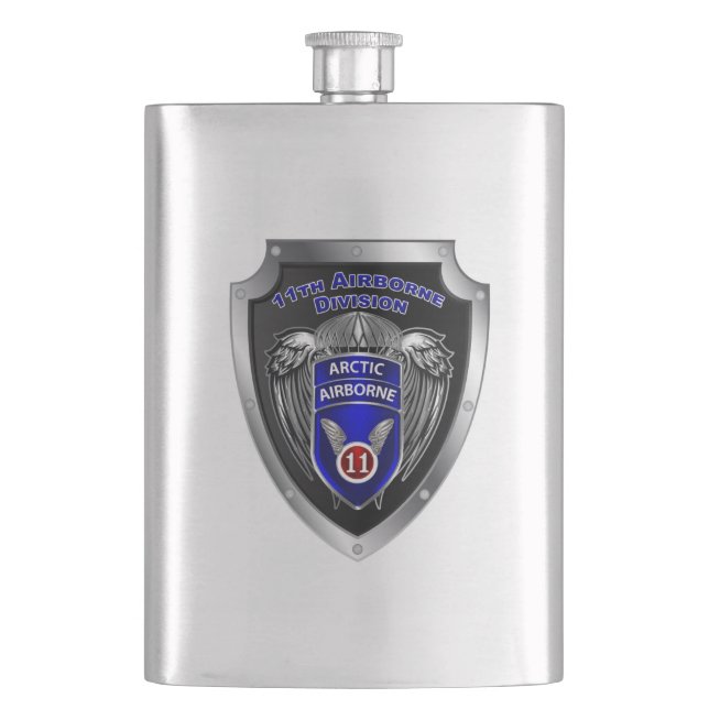 11th Airborne Division   Flask (Front)