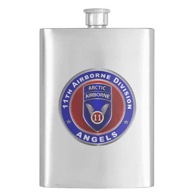 11th Airborne Division    Flask (Front)