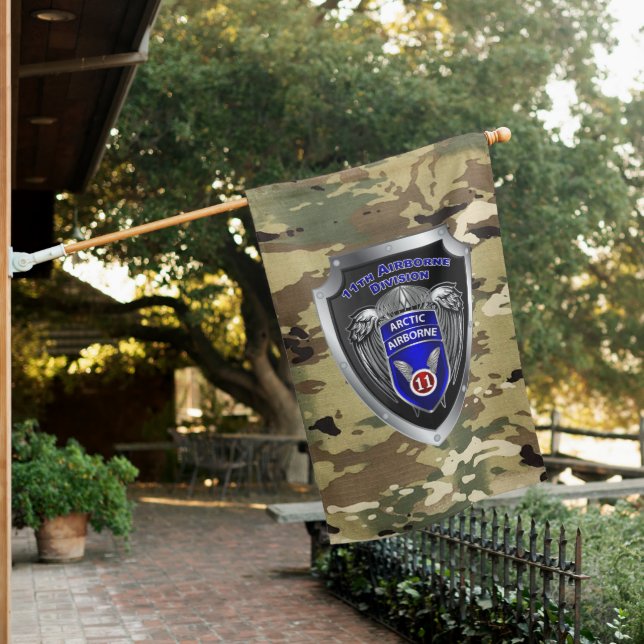 11th Airborne Division   House Flag (In SItu)