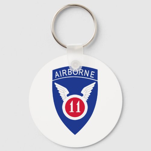 11th Airborne Division Keychain