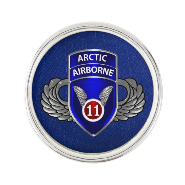 11th Airborne Division    Lapel Pin (Front)
