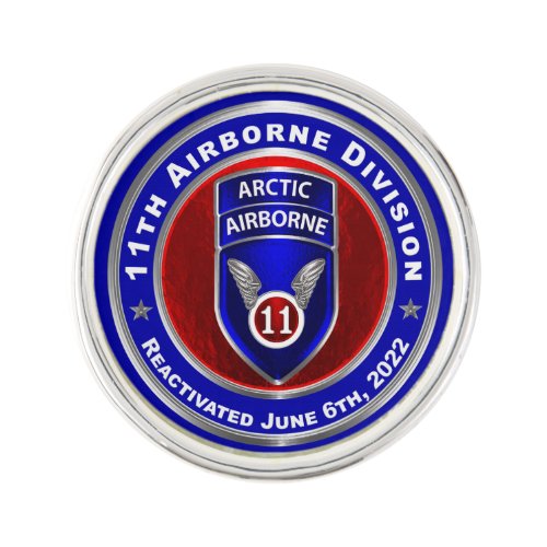 11th Airborne Division    Lapel Pin