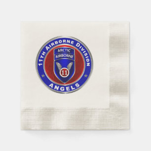 11th Airborne Division Napkins