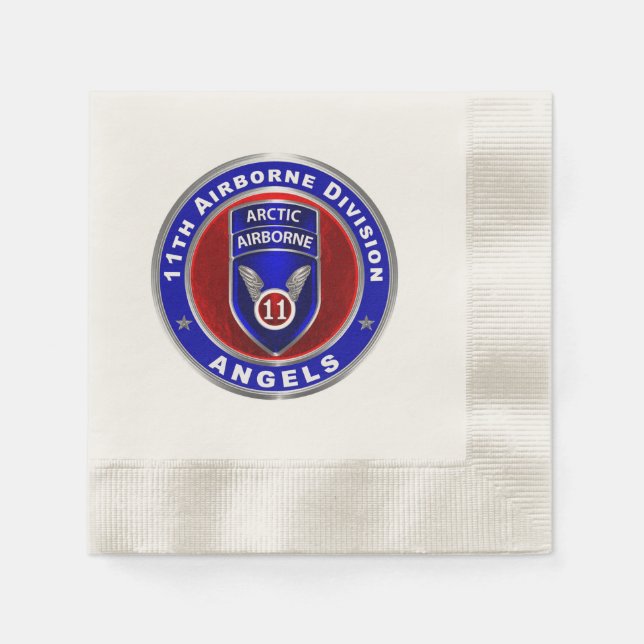 11th Airborne Division  Napkins (Front)