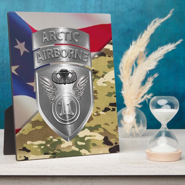 11th Airborne Division  Plaque (Side)