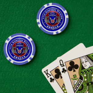 11th Airborne Division  Poker Chips
