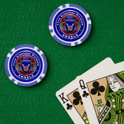 11th Airborne Division  Poker Chips