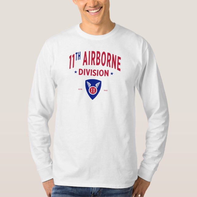 11th Airborne Division - United States Military T-Shirt (Front)